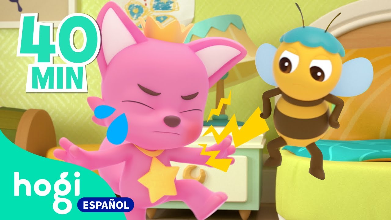 ¡Auch, Me picó! Bebé Abejita y Más Canciones Infantiles | Colores | Tobogán | +MIX | Hogi en español