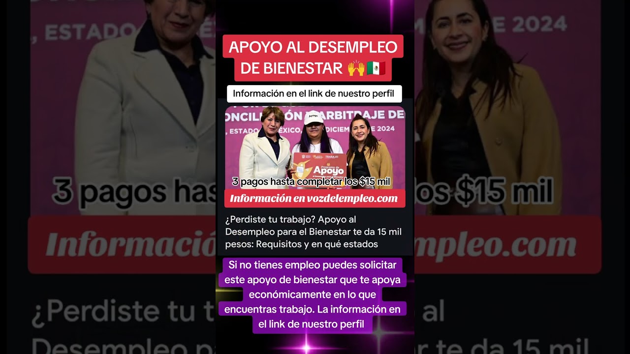 Apoyo de desempleo, el gobierno te da este apoyo en lo que consigues otro trabajo