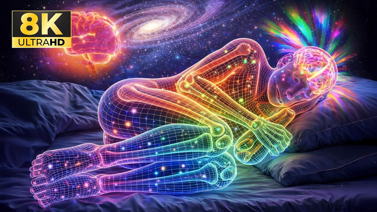 432Hz + 528Hz + 741Hz + 852Hz + 888Hz | Deep Healing Sleep : Heal All Damage In The Body & Soul #4