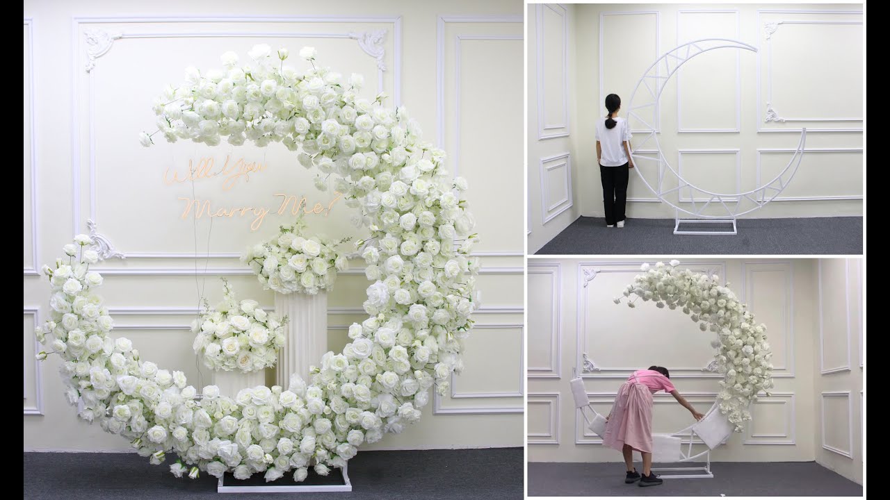 wedding decoration moon arch.