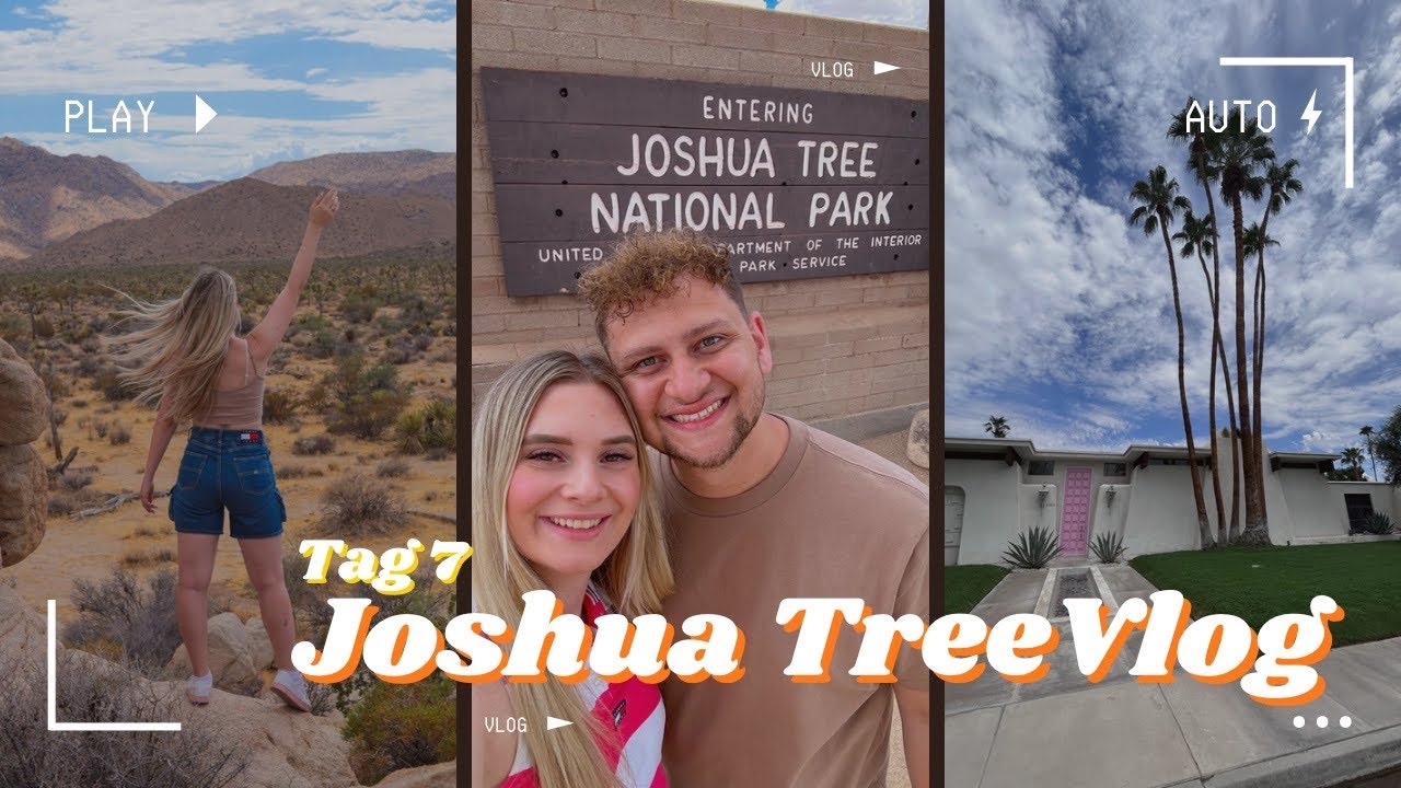 Joshua Tree National Park & Palm Springs - Vlog 🇺🇸