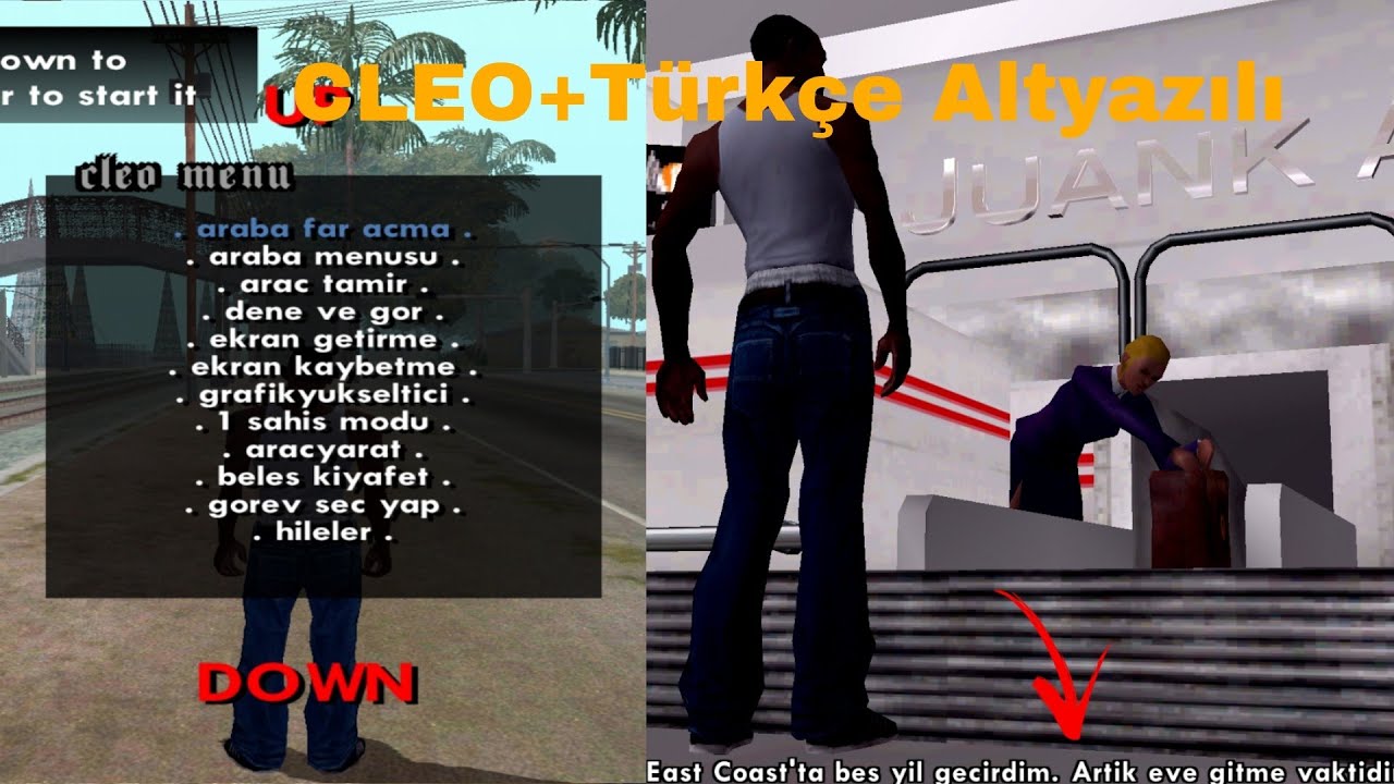 Gta San Andreas & Android/Türkçe altyazı+CLEO mod