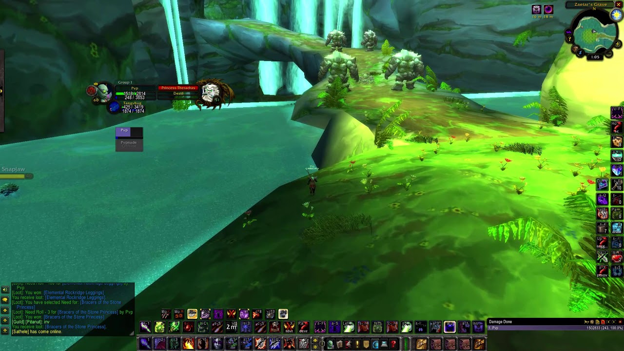 Classic wow Warlock Maraudon route