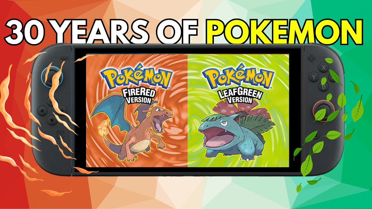 NEW on Switch! Pokémon FireRed/LeafGreen LIVE — Kanto Chill Hangout