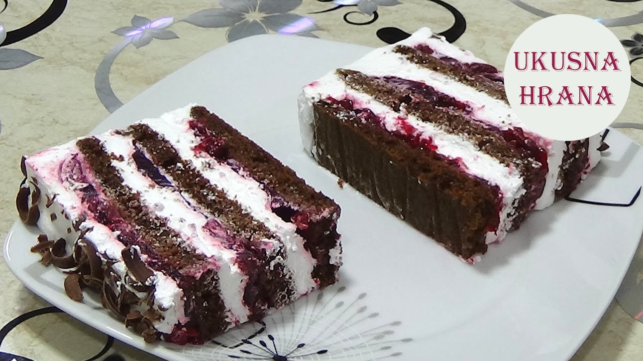 Posna Švarcvald torta – Black Forest cake
