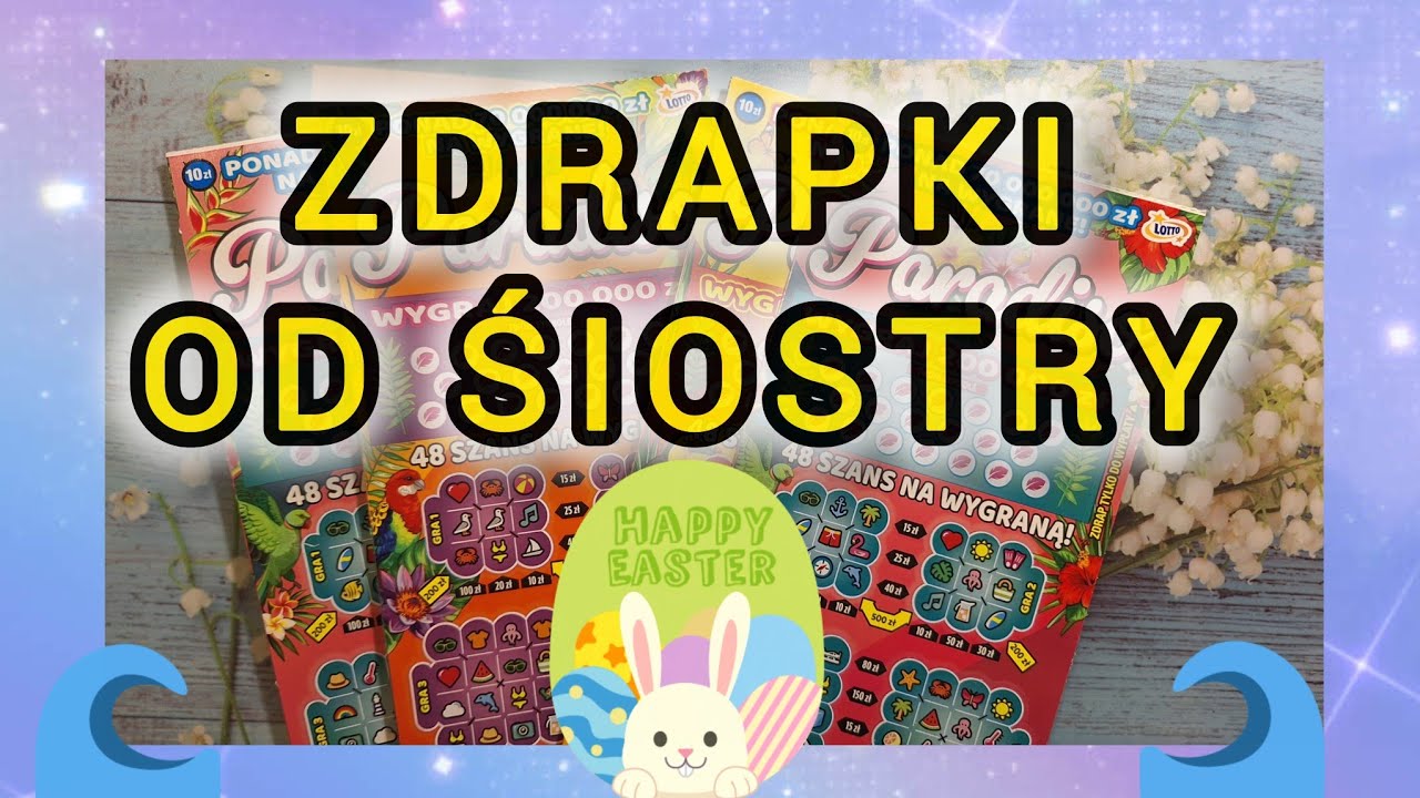 PARADISO ZA 40 ZŁ I ZAPOWIEDŹ ZDRAPKI NA 13 NIEOFICJALNE MISTRZOSTWA POLSKI KANAŁ&Oacute;W ZDRAPKOWYCH 🍀🌠🌞