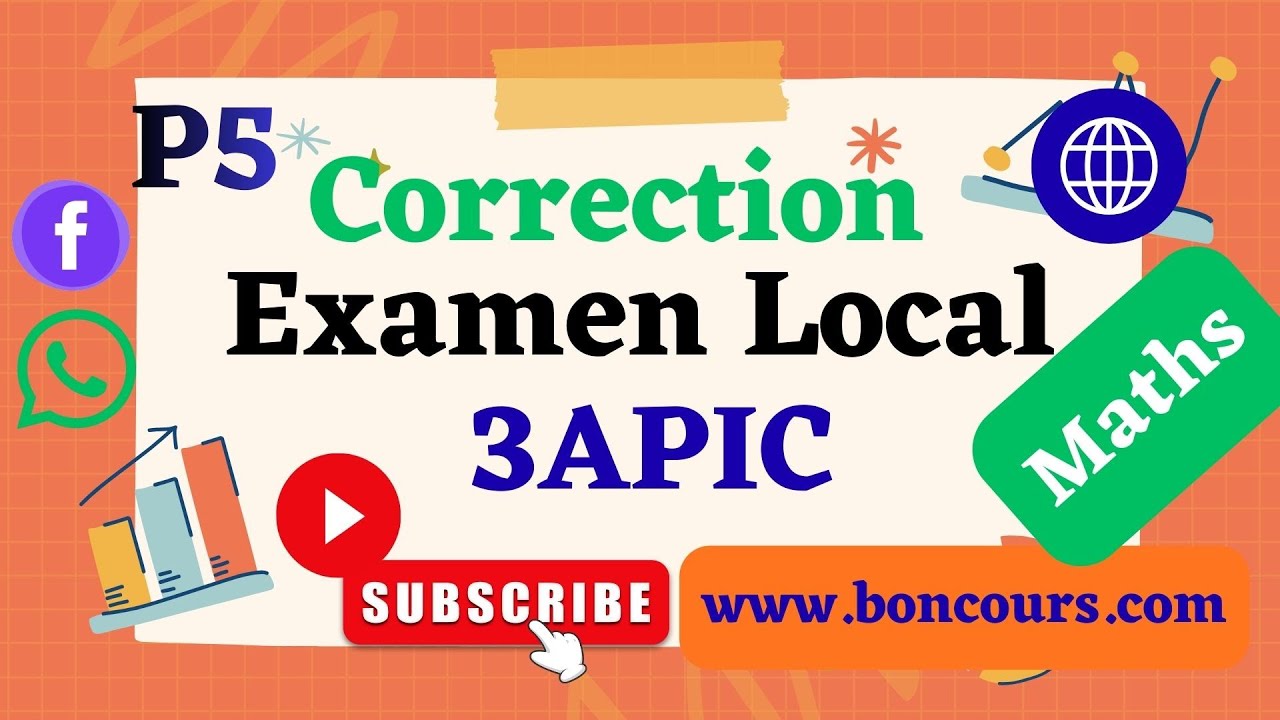 correction examen local maths 3ac 20025 