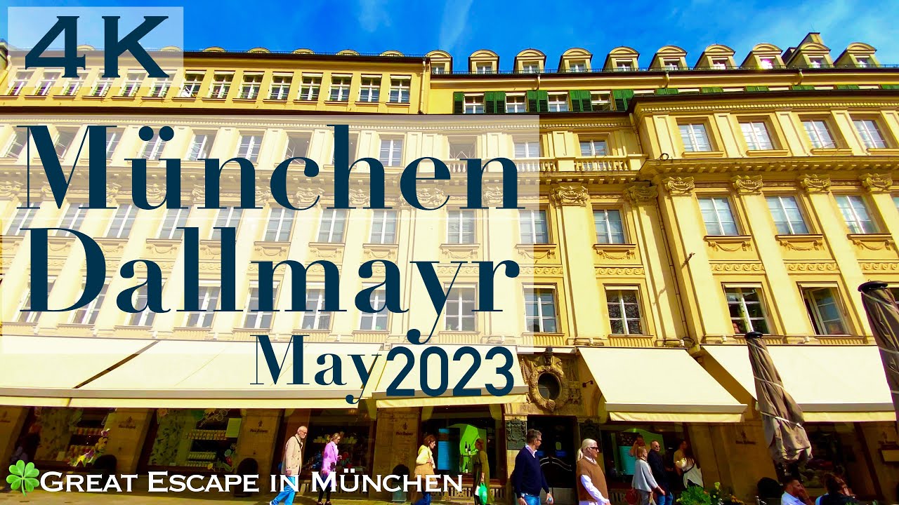 【MUNICH Germany】Dallmayr 2023 May  - Odeonsplatz Altstadt and Hofgarten!【4K】