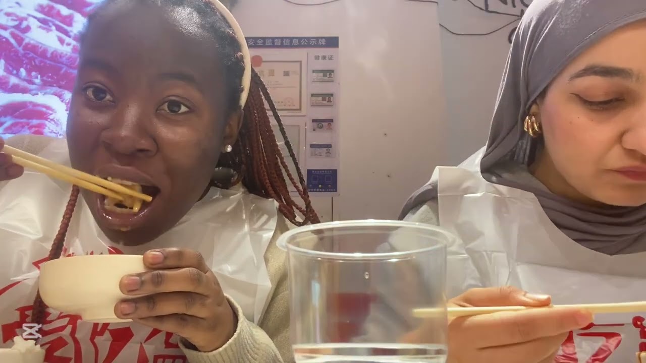 Eating hot pot for the first time ever. It’s not what I expected 