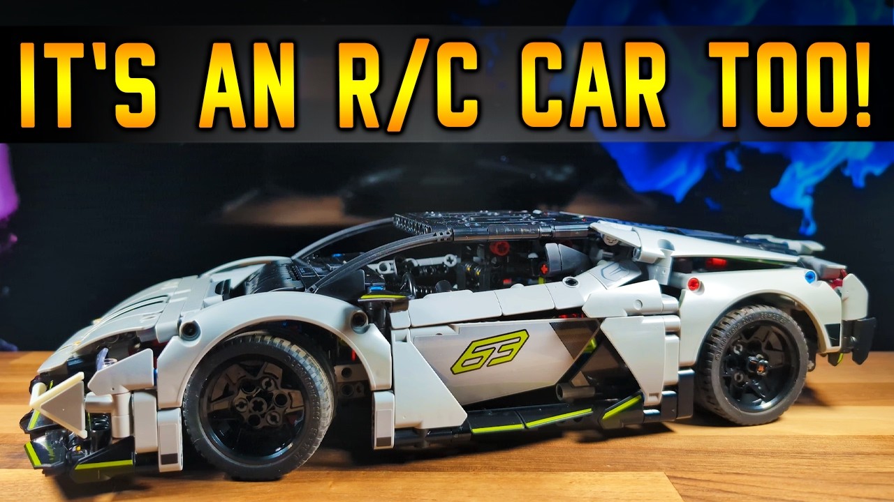 Это действительно хорошая радиоуправляемая машина?! | Сборка LEGO Technic Lamborghini Revuelto