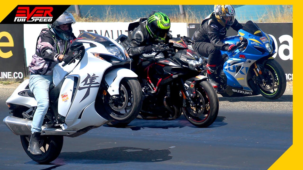 🚀 Kawasaki ZH2 🆚 HAYABUSA 🆚 GSXR1000 🆚 FZ1 🆚 CBR1000RR 🔥 DRAG RACES 🔥 Copa Carnaval 2023