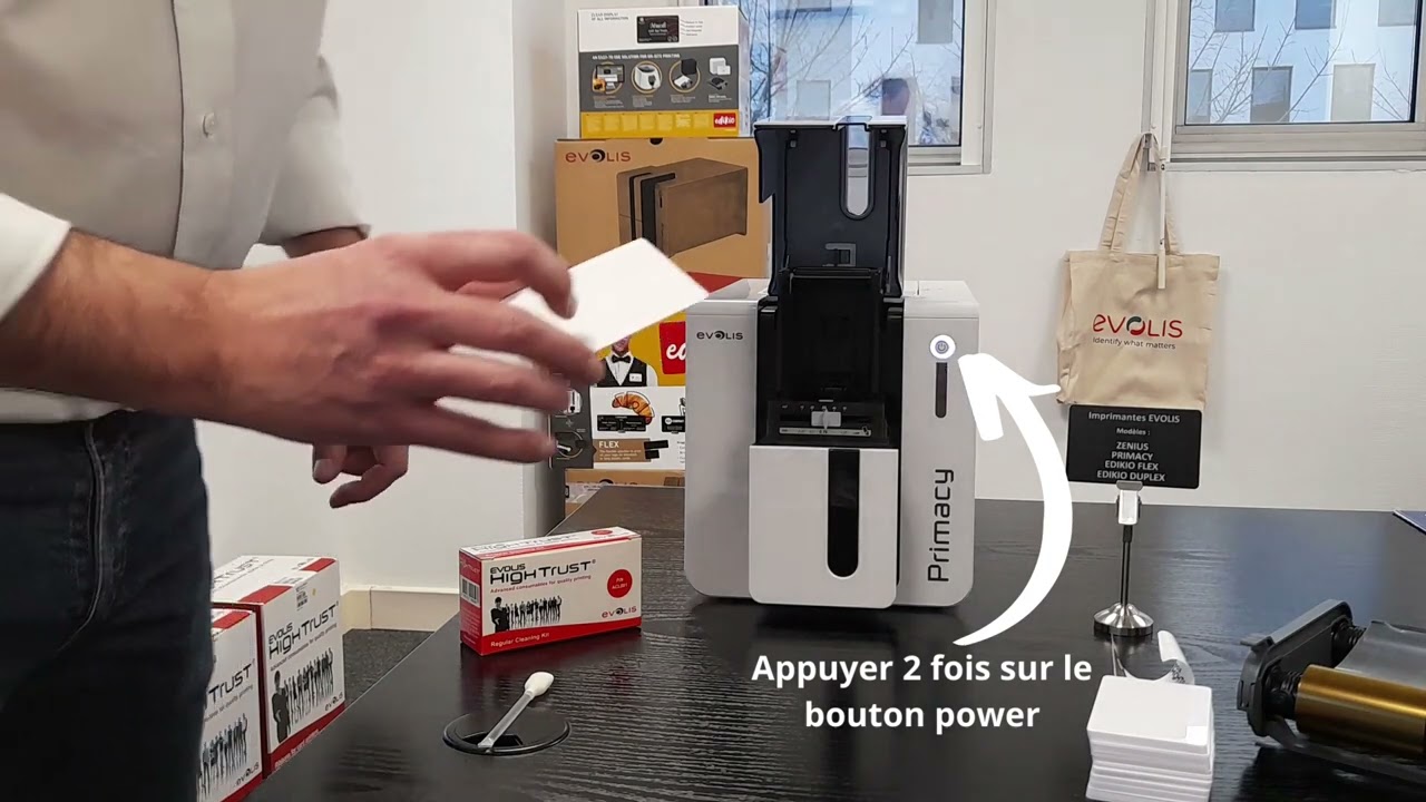 Nettoyage Régulier sur Imprimantes EVOLIS - Modèles Zenius, Primacy, Edikio Flex et Edikio Duplex