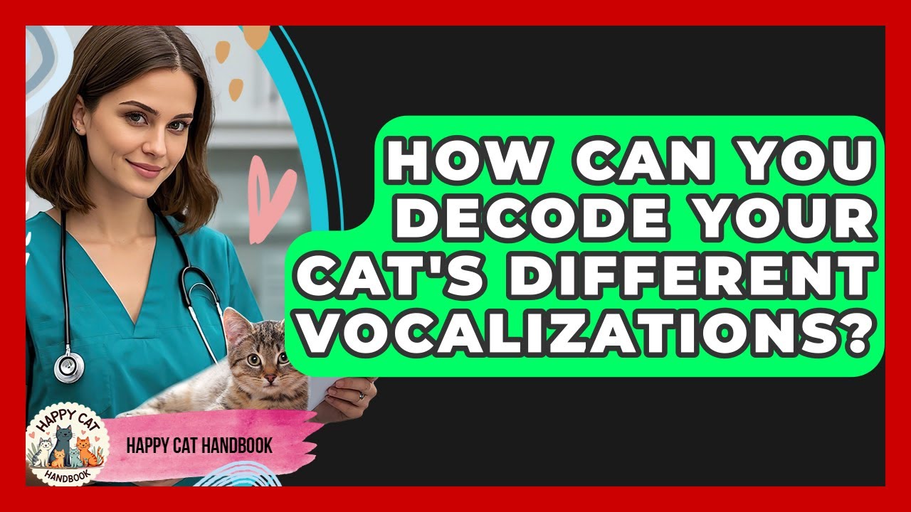 How Can You Decode Your Cat's Different Vocalizations? - Happy Cat Handbook