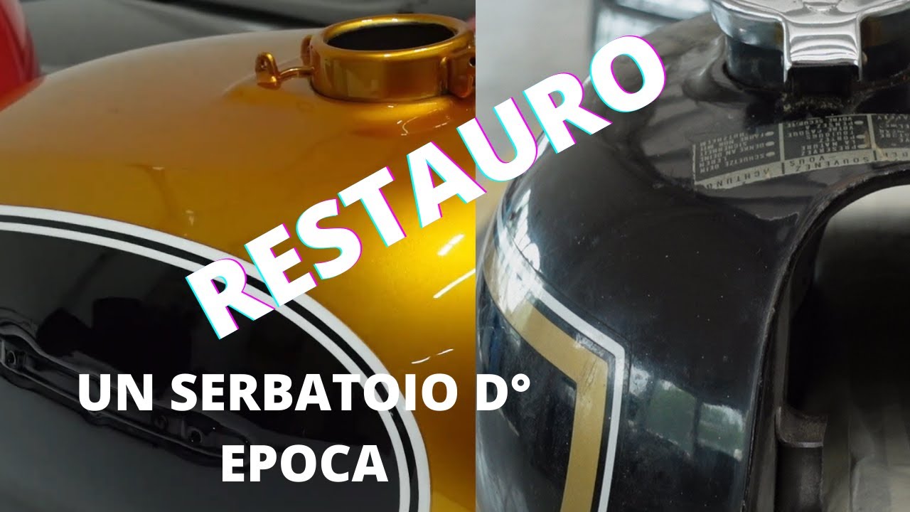 COME VERNICIARE  IL SERBATOIO DELLA  MOTO