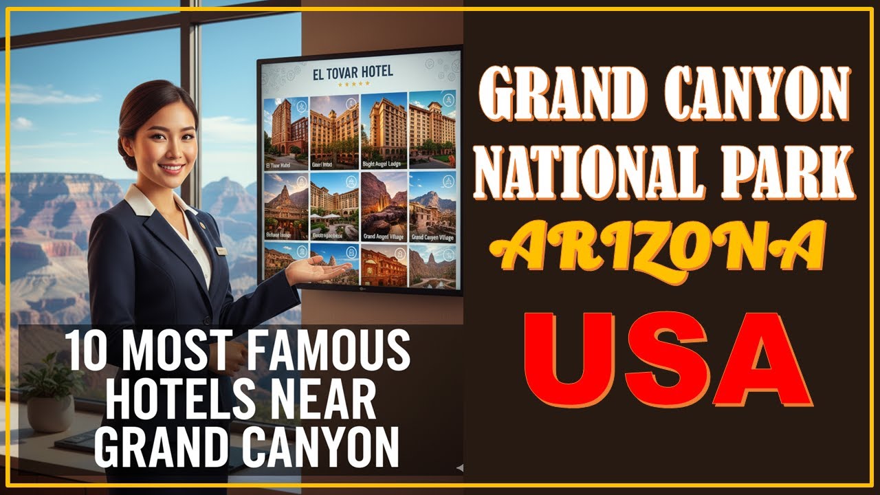10 Most Famous Hotels Near Grand Canyon National Park, Arizona, USA