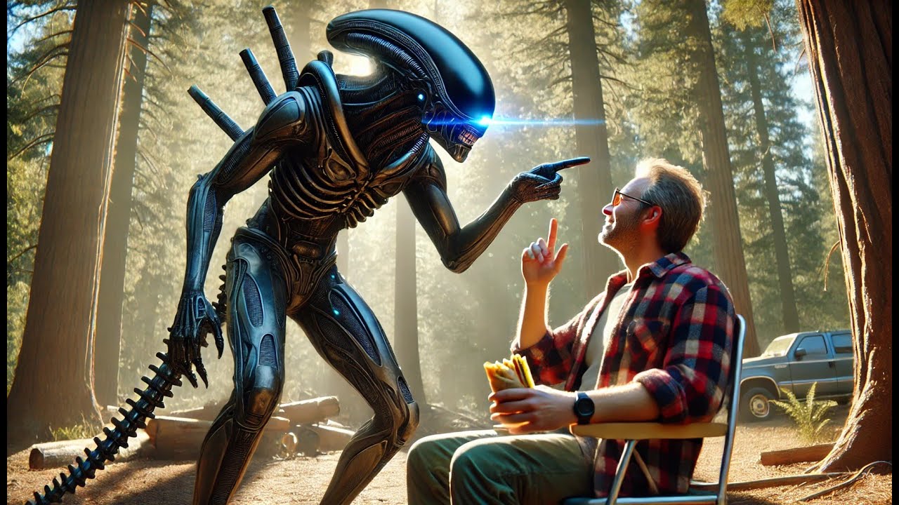 The Predator Scanned for Prey—Then Froze When It Locked Eyes with the Human | HFY Story