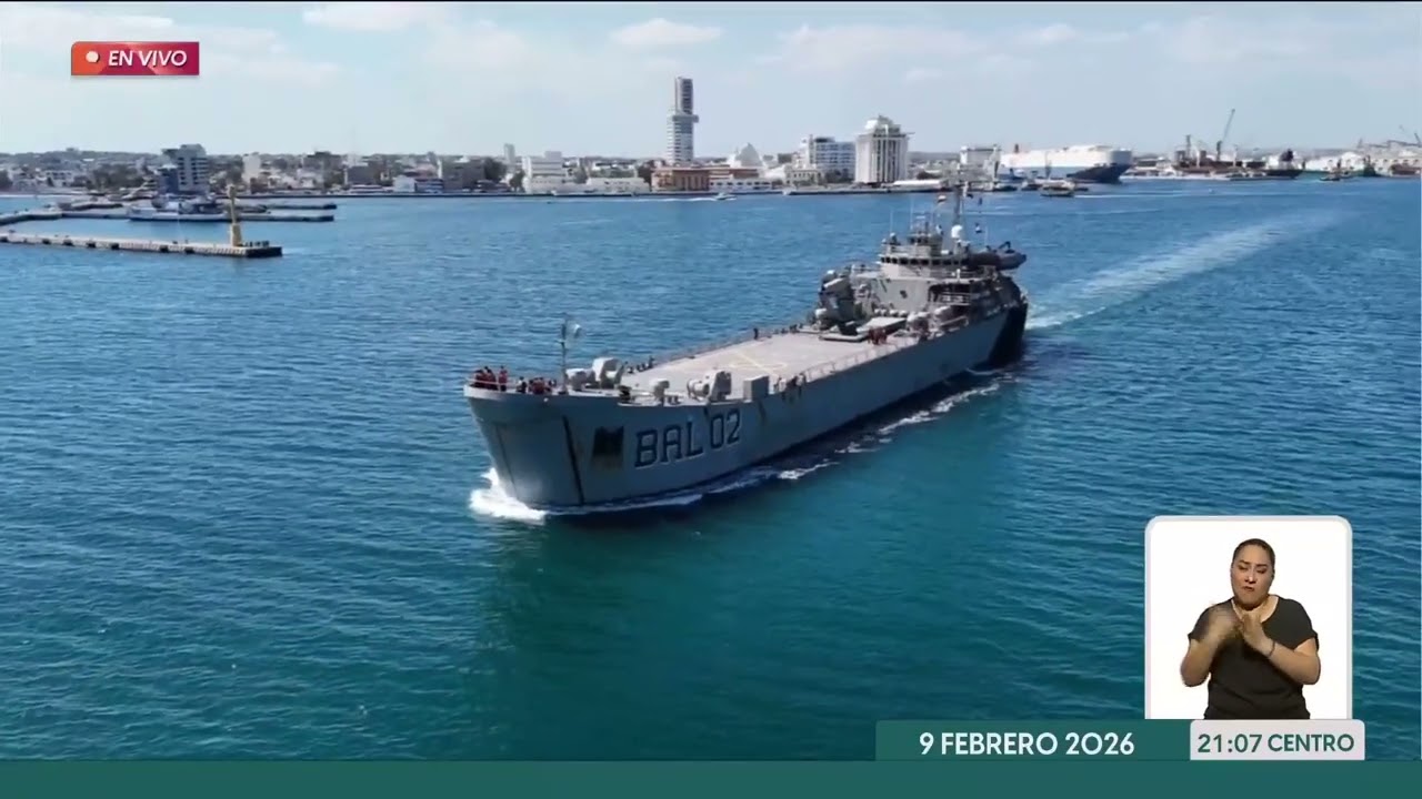 Agradece Díaz-Canel, presidente de Cuba, a México tras envío de 800 toneladas de ayuda humanitaria