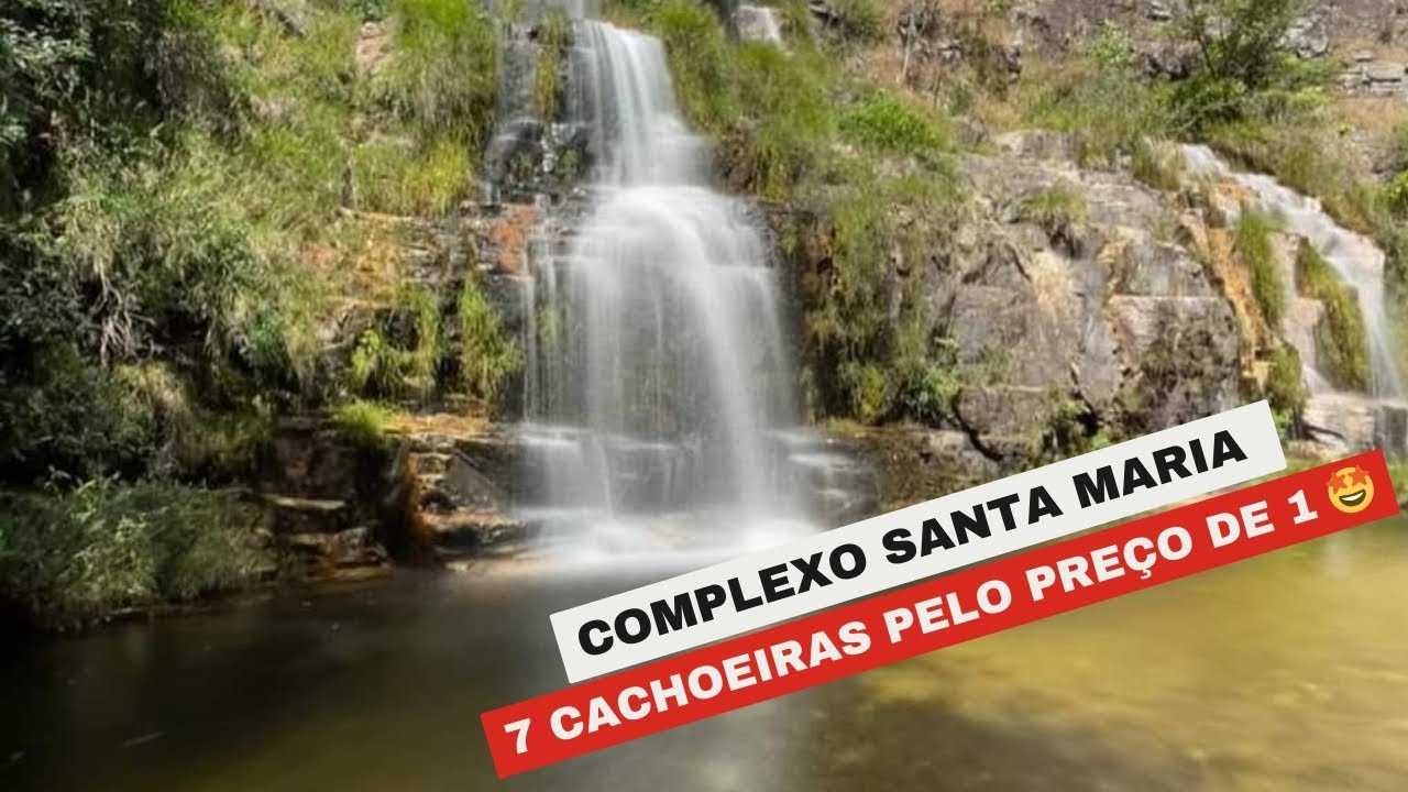 CONHEÇA O COMPLEXO DE CACHOEIRAS SANTA MARIA RECANTO DA PAZ E A LINDA TRILHA DA CACHOEIRA DO CAJADO!
