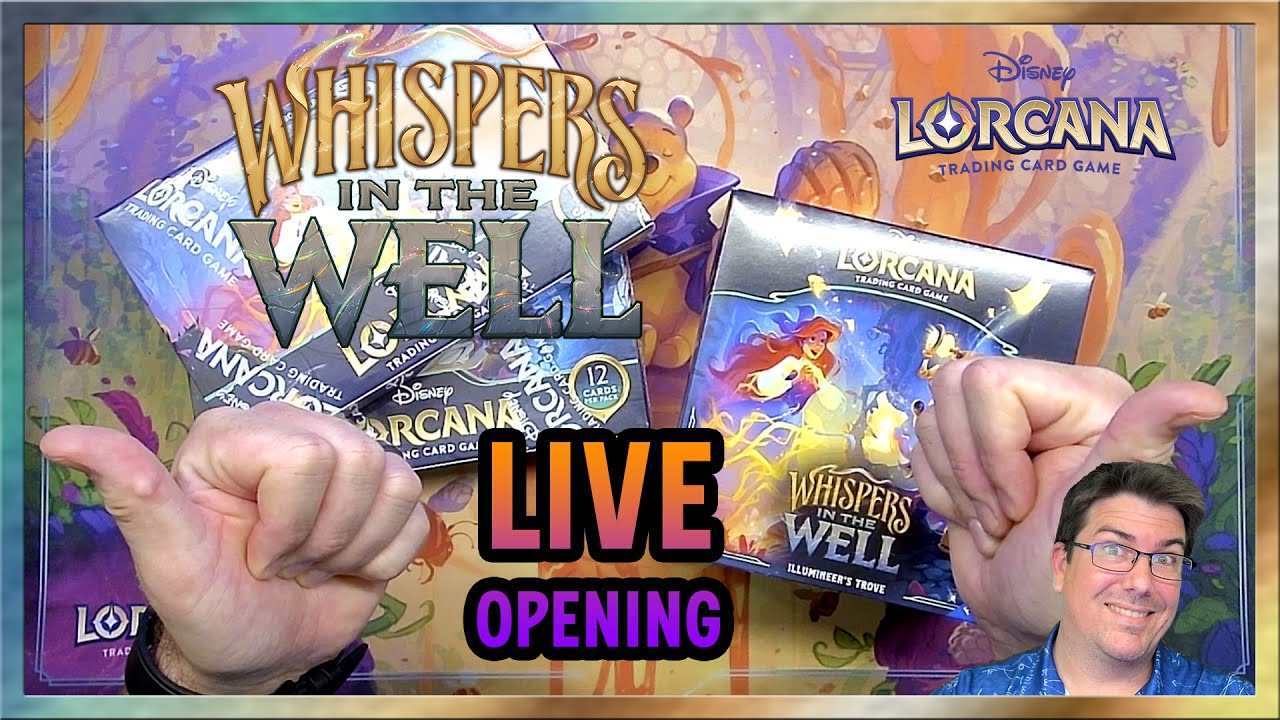 THAT PACK! 🔥 NO WAY! 🔥 LIVE Lorcana Whispers in the Well Openings! ✨