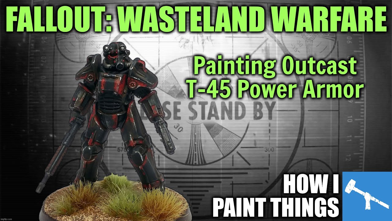 Fallout: Wasteland Warfare - Outcast Power Armor [How I Paint Things]