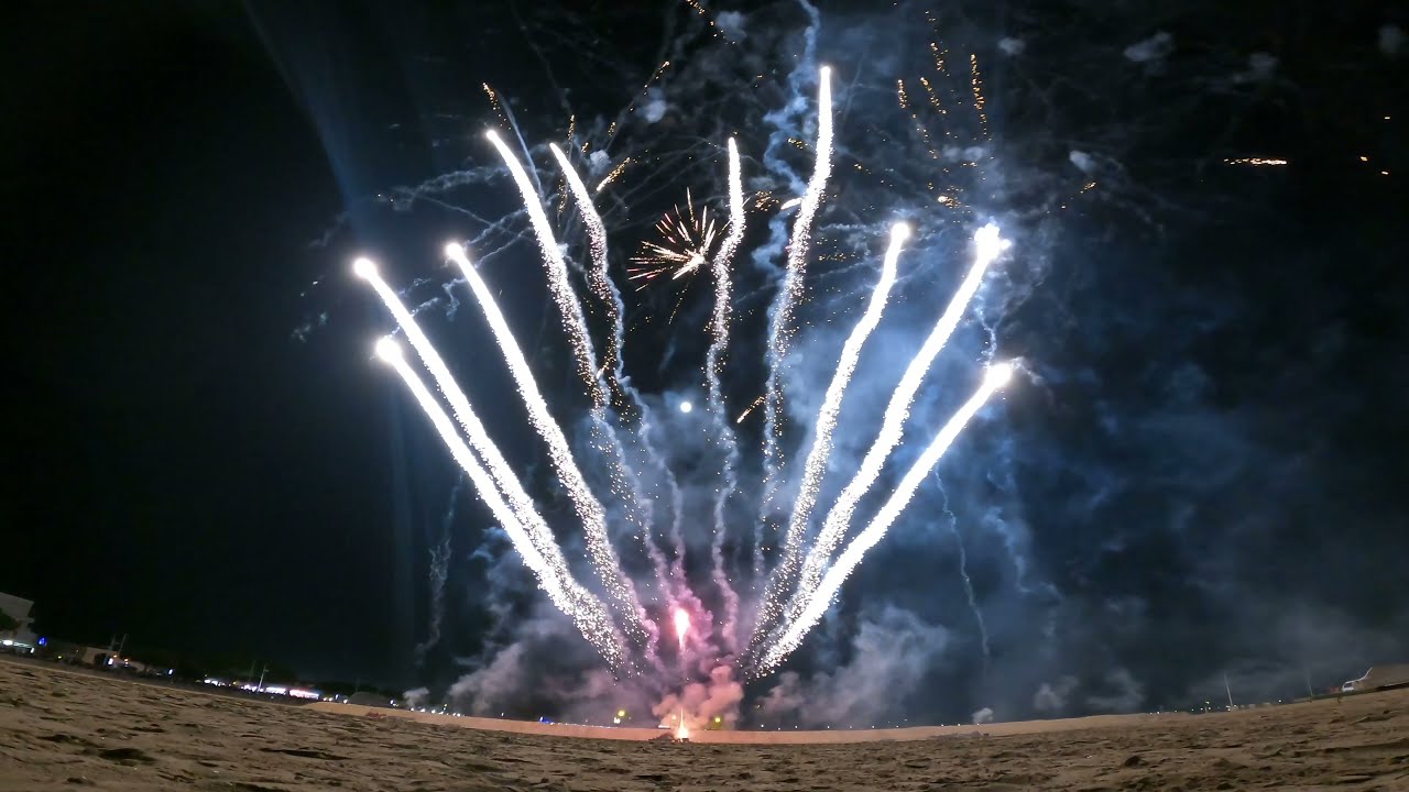 Feu d’artifice d'un Noël à Royan 2021