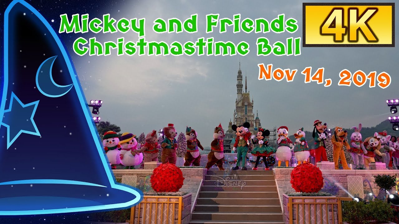*4K* Mickey and Friends Christmastime Ball 米奇與好友聖誕舞會 | HKDL - “A Disney Christmas” (Nov 14, 2019)