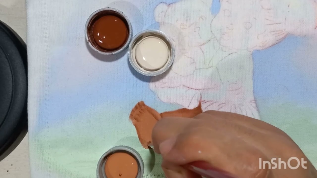 Como pintar bebê pele negra