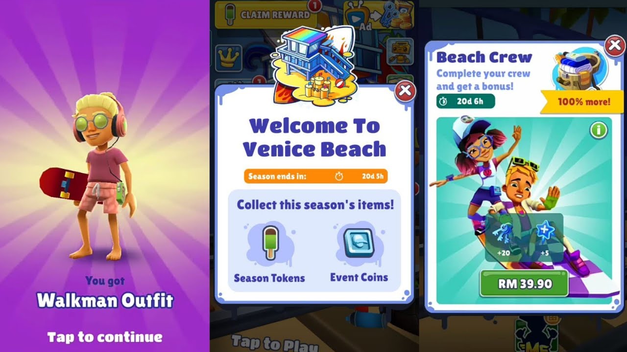 SUBWAY SURFERS VENICE BEACH 2021 | FULL GAMEPLAY