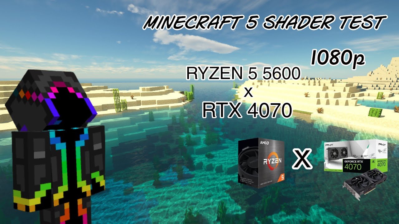 Ryzen 5 5600 x RTX 4070 ||  Minecraft 6 Shader test  ||