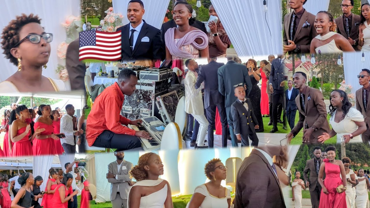 Woow🥰Umwana usirimba🔥na Kanyana🎤Aimeble 🎹#FRANKOTV #GISUBIZO#MINISTRIES🎤 mubukwe bwa Joyeuse&Brown🇺🇸