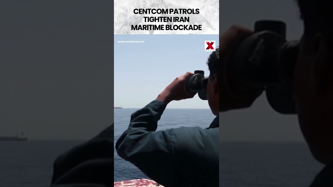 #iranblockade | CENTCOM Releases Footage Of US Patrols Enforcing Iran Port Blockade #usnavy