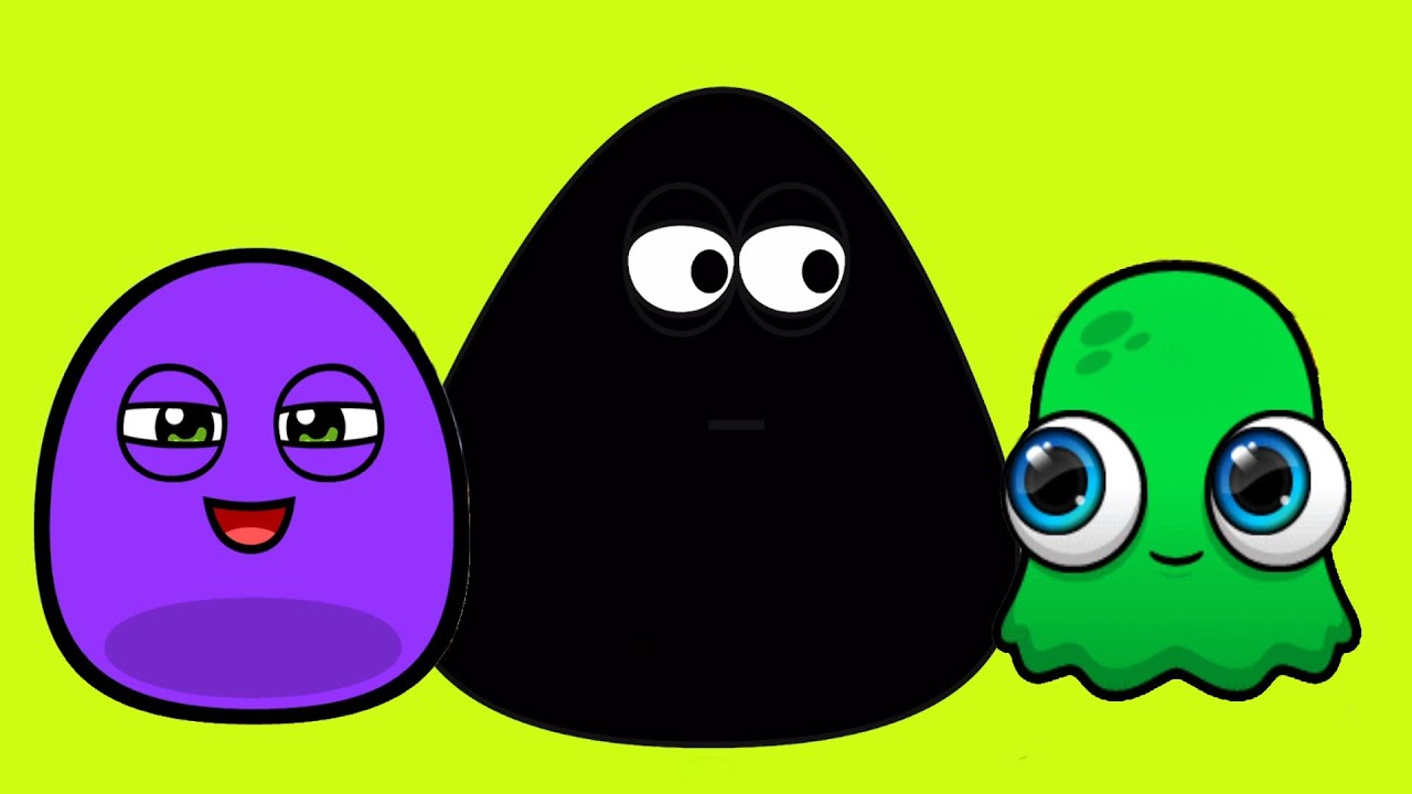Pou y sus amigos. POU vs MOY 7 vs myBOO 1. Juegos de mascotas virtuales, virtual pet game #2
