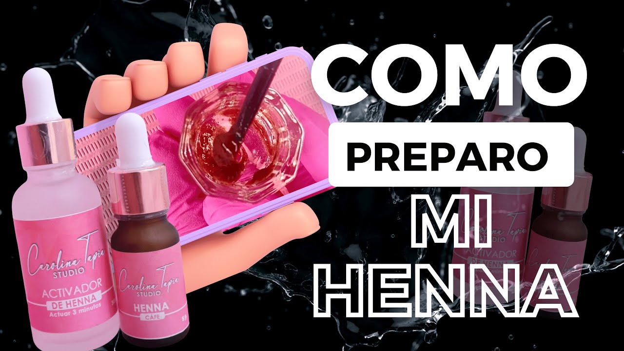 CLASE GRATIS DE HENNA - Como realizo una mezcla ideal