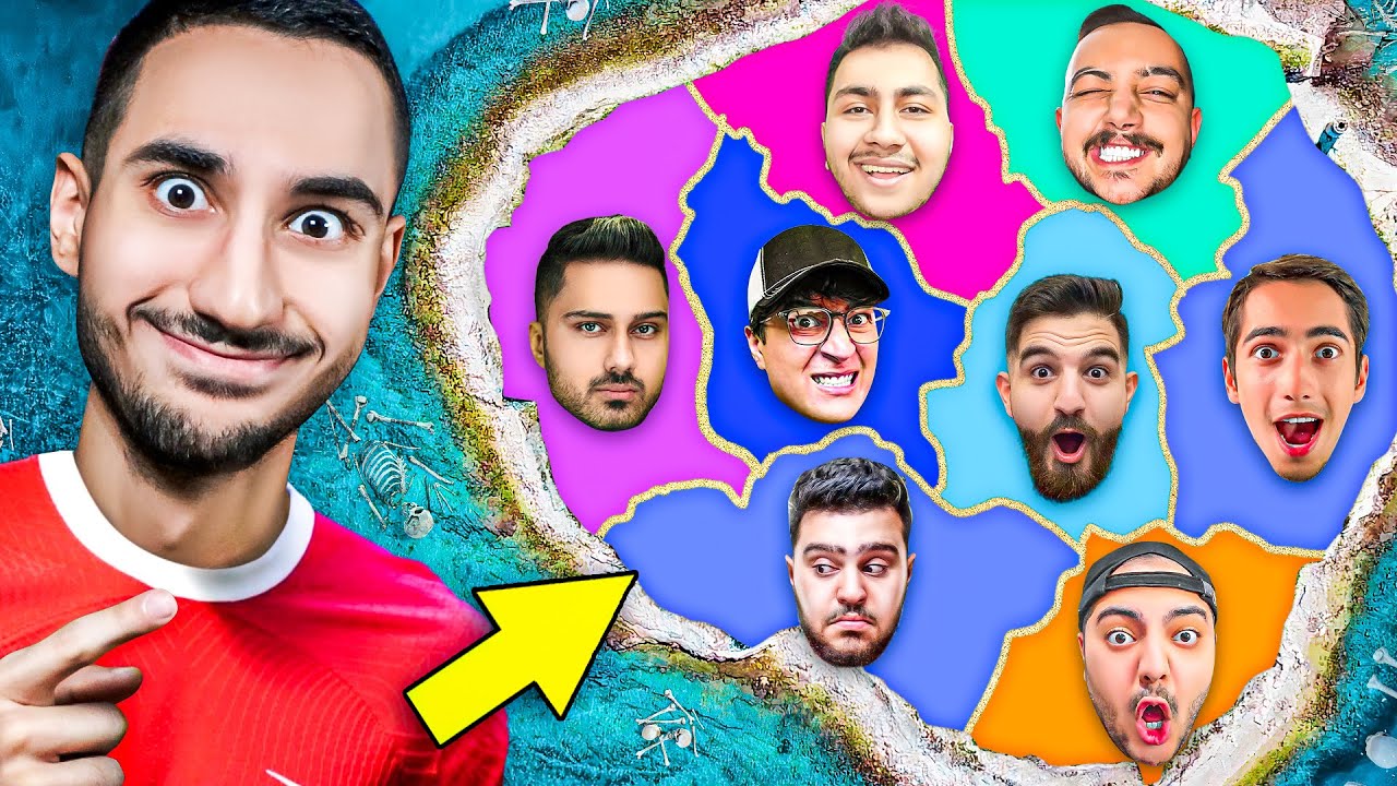 جزیره مرگ با یوتوبرا و استریمرا😳کی قهرمان میشه؟🏆
