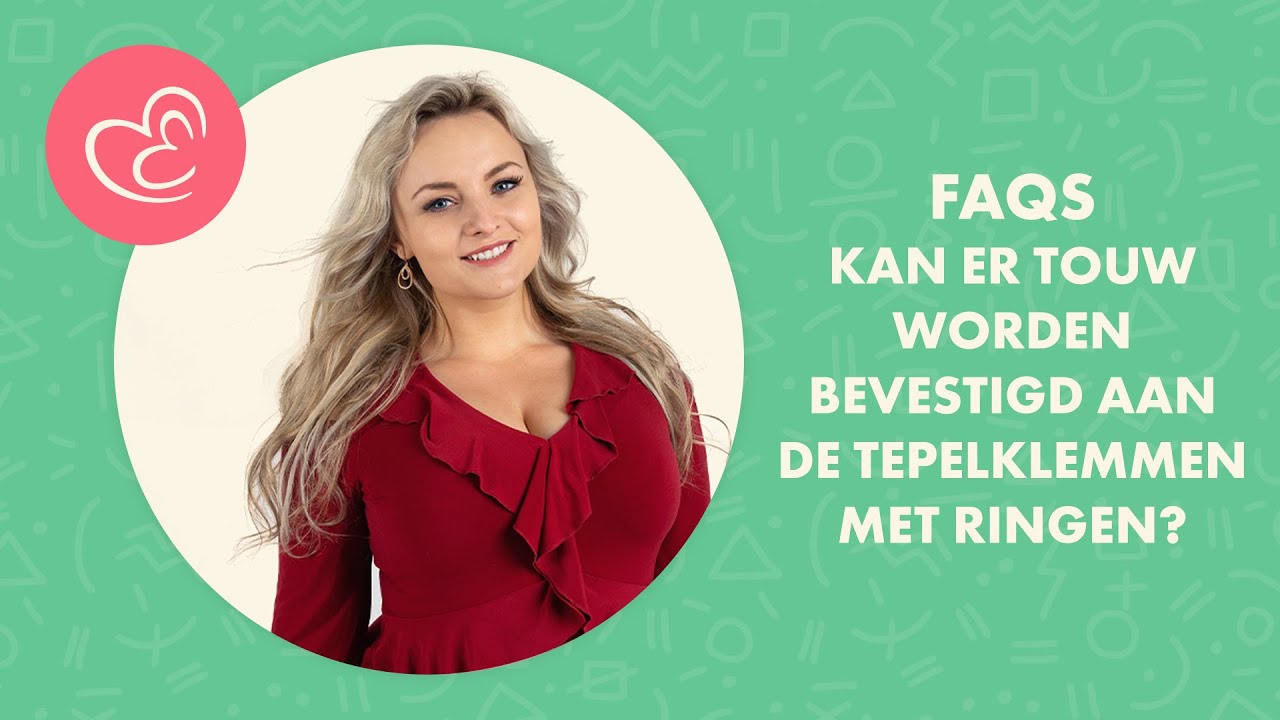 Kan er touw worden bevestigd aan de tepelklemmen met ringen? | EasyToys