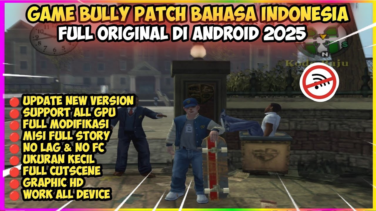 Game BULLY Patch Bahasa Indonesia AetherSX2 PS2 Ringan Full Story Android Offline