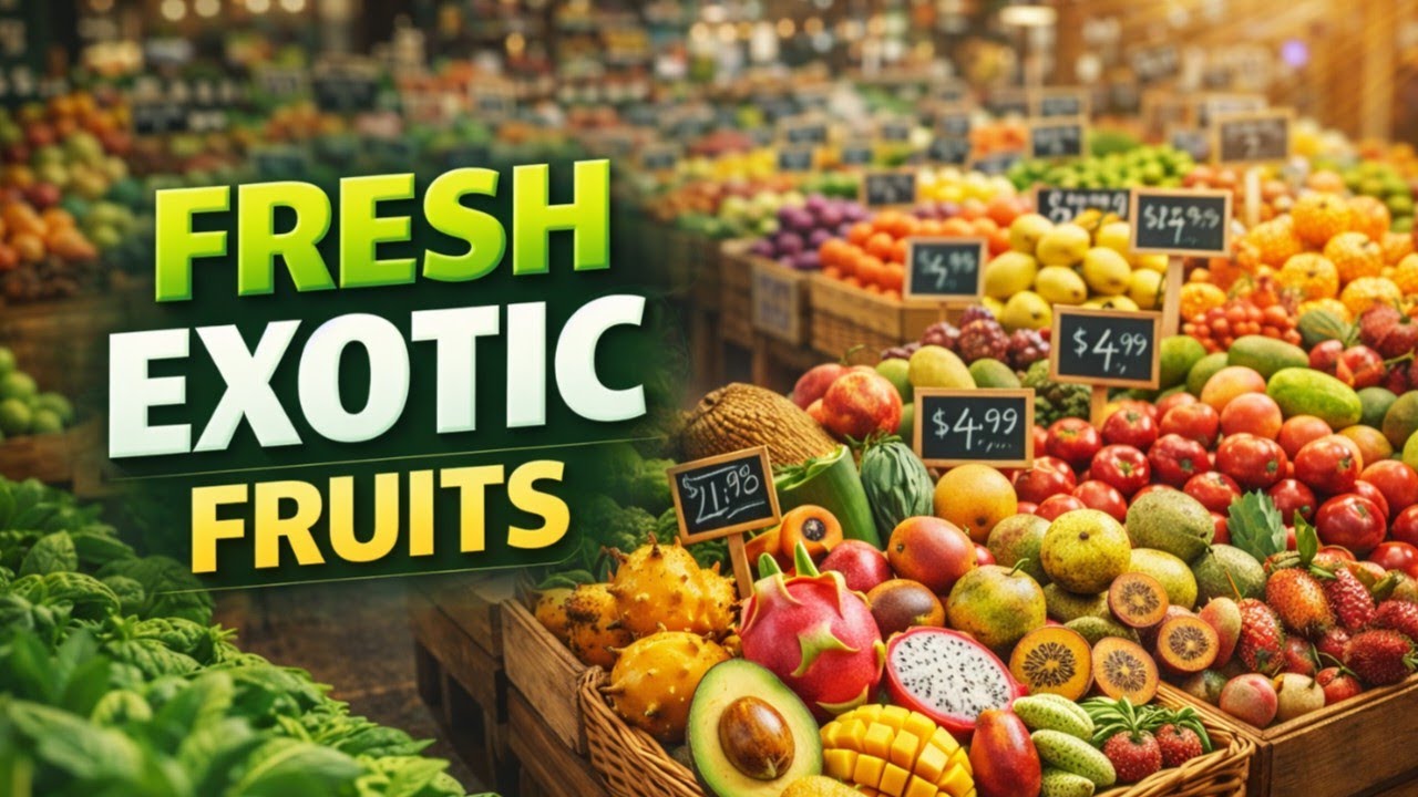 Inside a Fresh Fruit Stall | Exotic & Juicy Fruits 🍉🍌