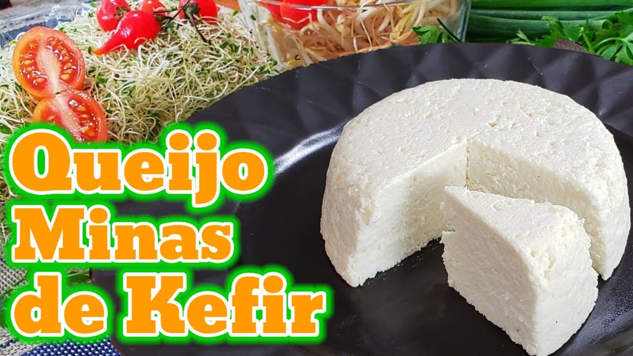 QUEIJO TIPO MINAS COM KEFIR | Receita Natural, Saudável e Simples