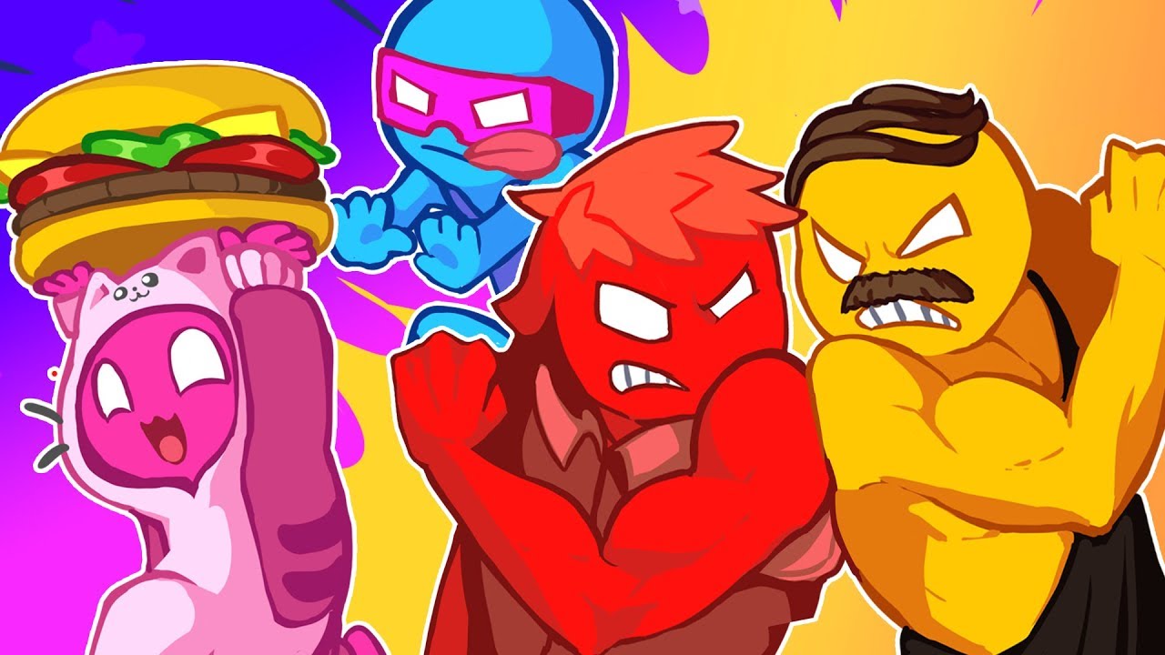Stealing The Burger - Gang Beasts