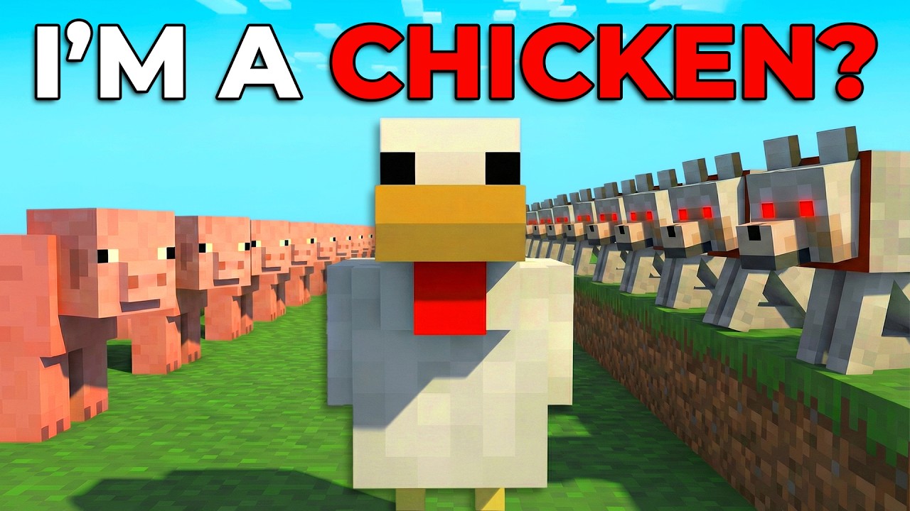 Minecraft But I Join ANIMAL Civilization