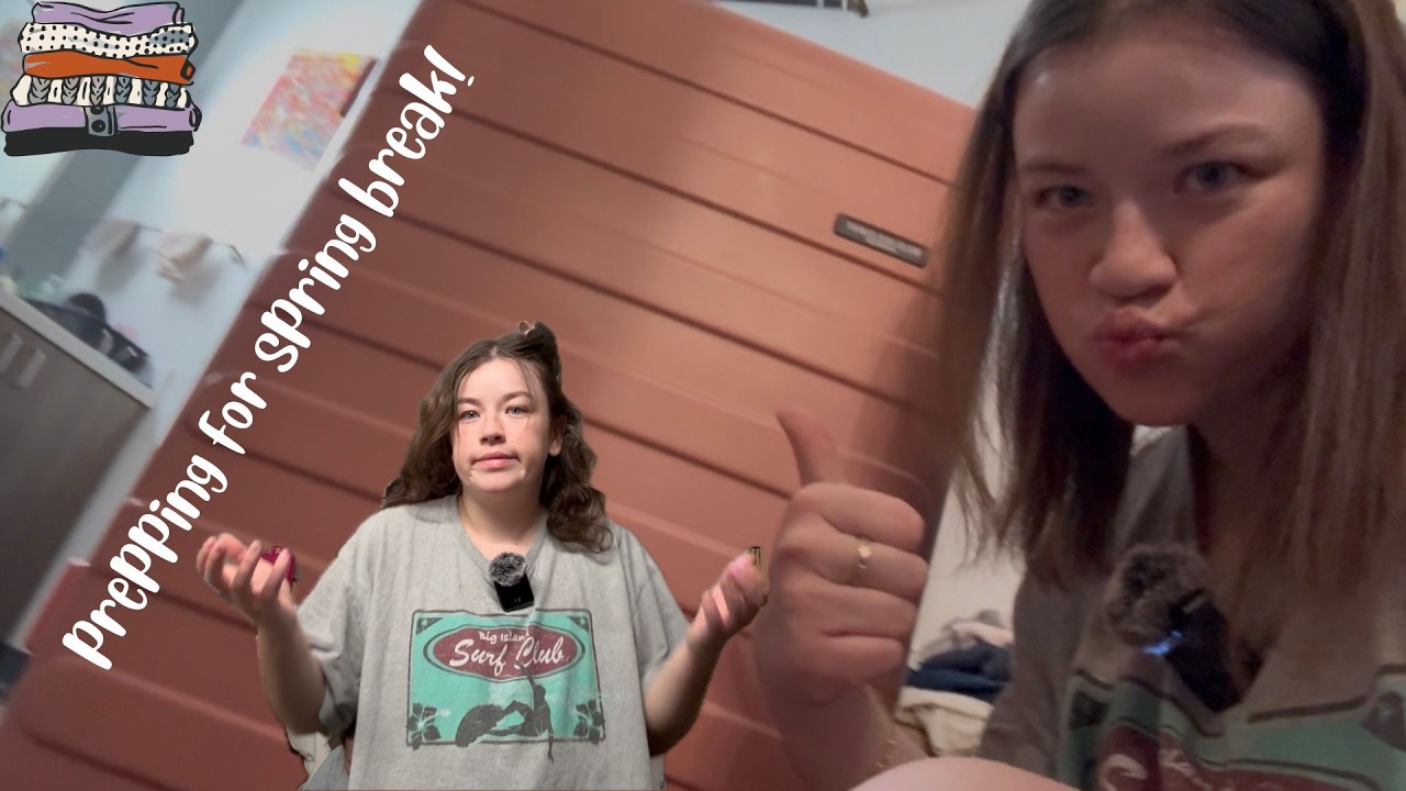 prep with me for spring break! packing, cleaning, midterms