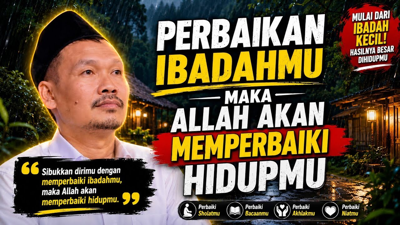 Gus Baha menerangkan bahwa Sujud adalah Identita asli Manusia sebagai Hamba Allah