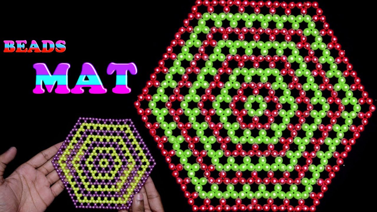 DIY Table Mat || How To Make Table Mat Using Beads | Beads Mat Making