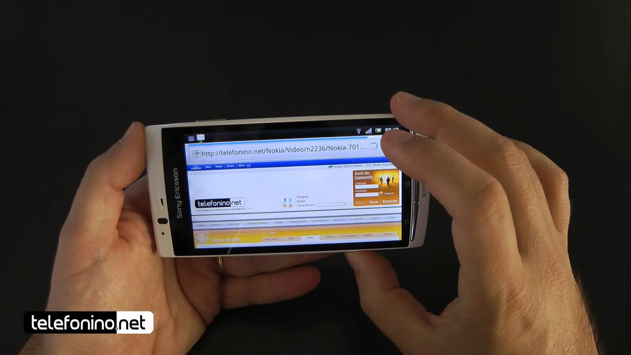 Sony Ericsson Arc S videoreview da Telefonino.net
