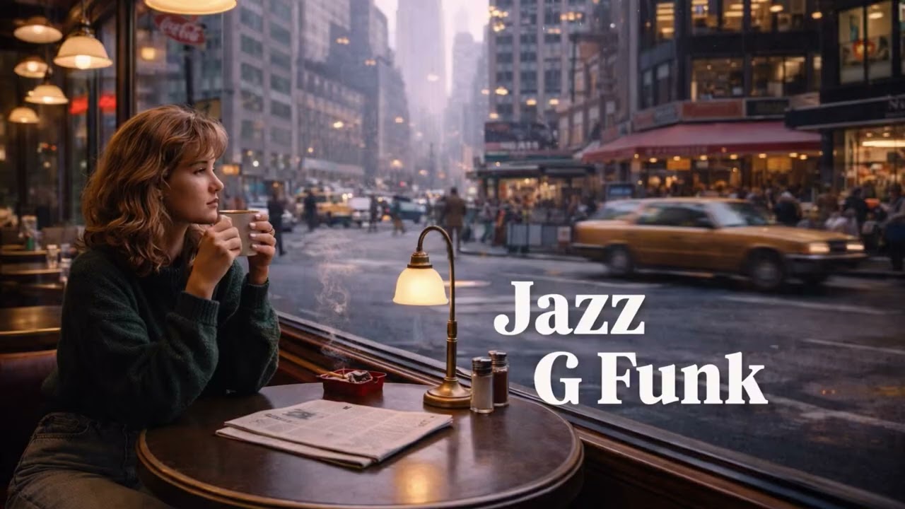 Jazz G Funk Beat — Lonely Nights in New York (80s–90s Vibes) Instrumental #jazz #gfunk 