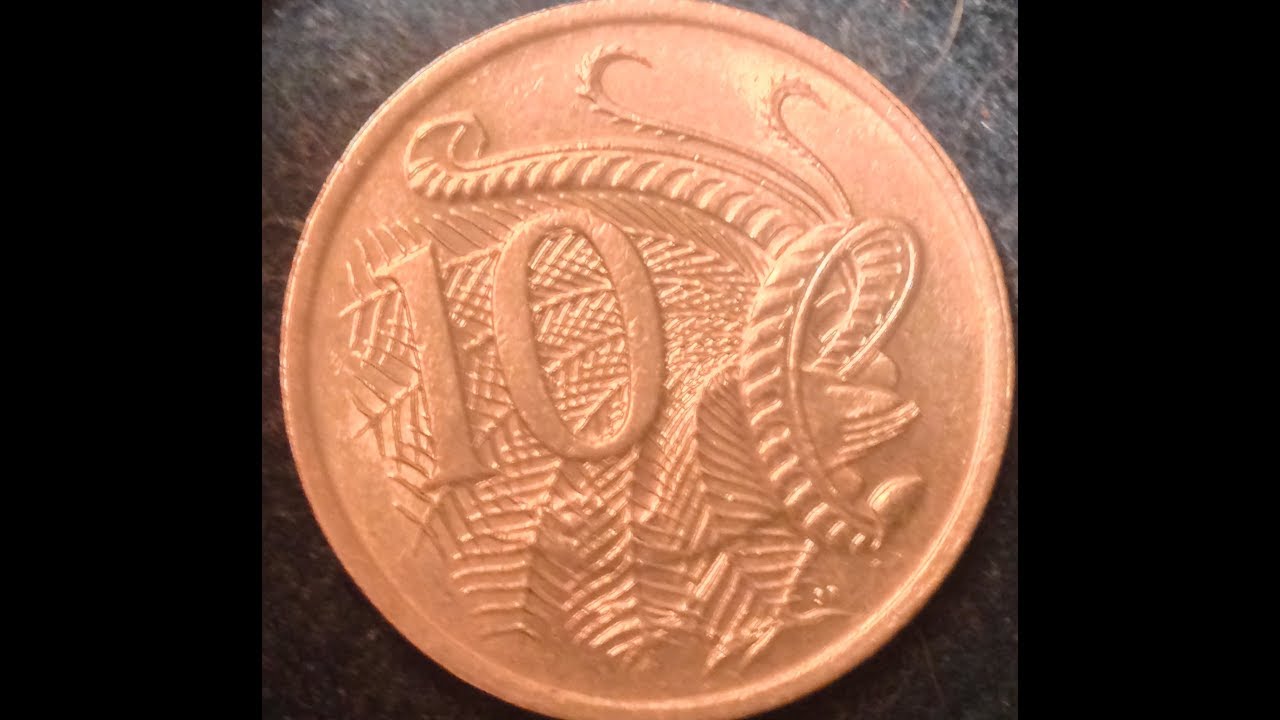 1974 10 Cent Coin Australia- Featuring: Male Superb Lyrebird