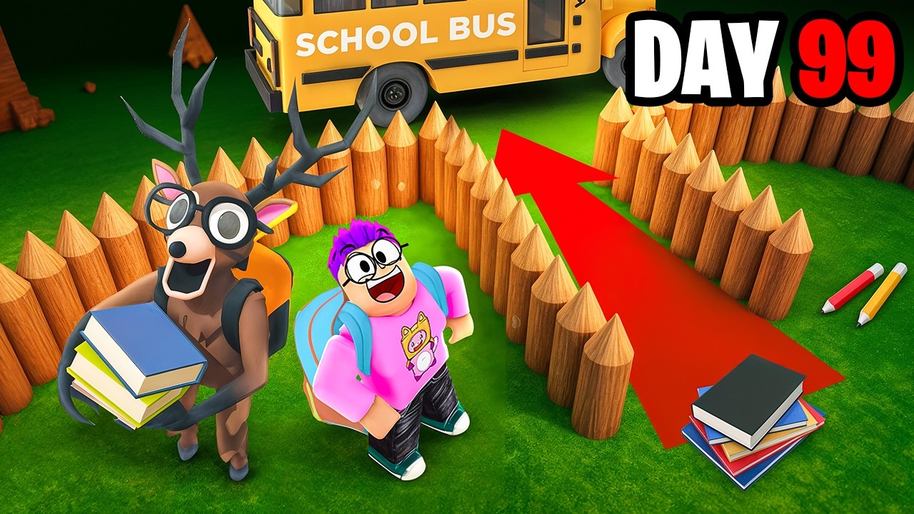 Мы построили ШКОЛЬНУЮ BASE в 99 Nights in the Forest Roblox...!?