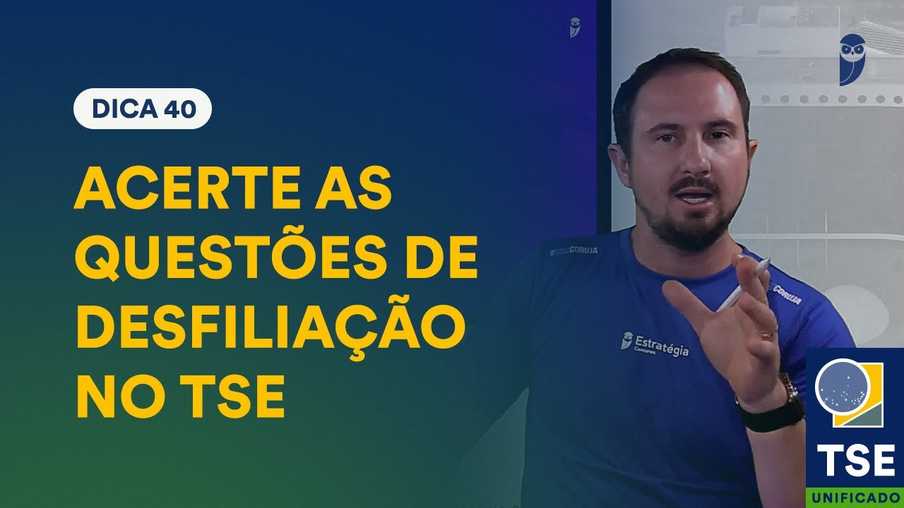 Fidelidade Partidária - Dica 40 - Projeto 100 dicas TSE Unificado