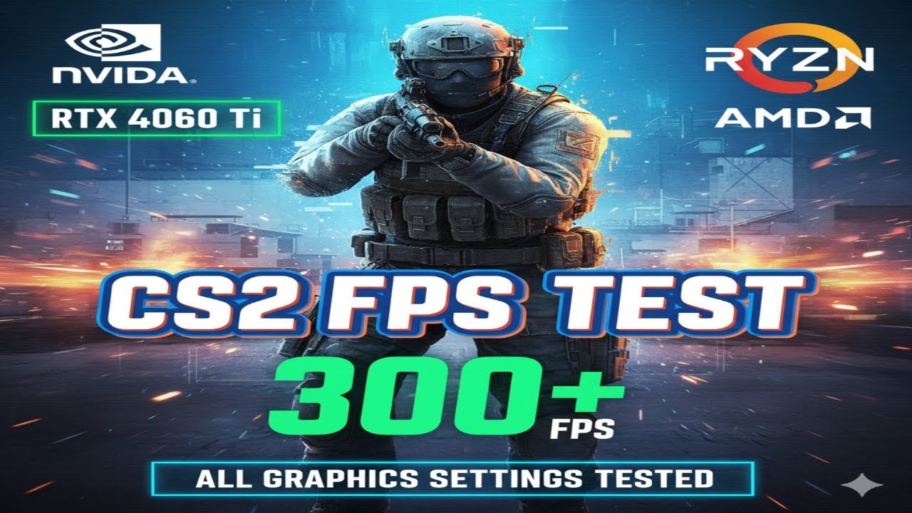 CS2 : Ryzen 7 5800x + 4060 TI 8GB | All Settings - 1080p 🎃