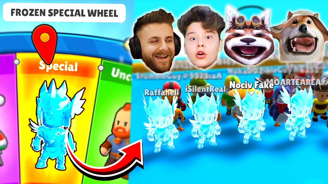 NE-A PICAT NOUA SPECIALA PE STUMBLE GUYS! Lupta Specialelor Cu Youtuberii